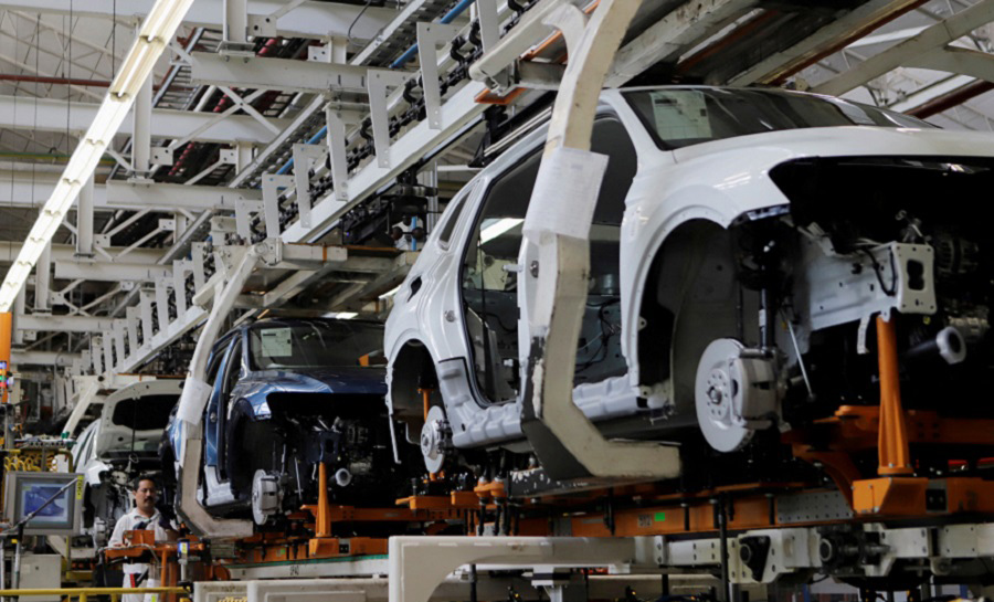 Car factory in Mexico