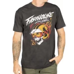 Fasthouse Destroyer Tee - Black Crystal Wash - Image 2