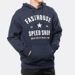 Fasthouse Paragon Hooded Pullover - Navy - Image 2
