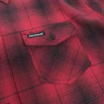 Fasthouse Saturday Night Special Flannel - Oxblood - Image 7