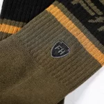 Fasthouse Vector Performance Crew Sock - Olive LG/XL - Image 3