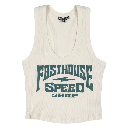 Fasthouse Womens Record Tank - Off White