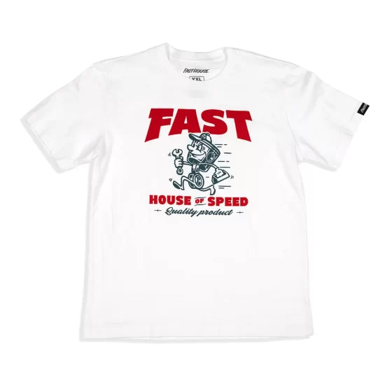 Fasthouse Runner Youth Tee - White